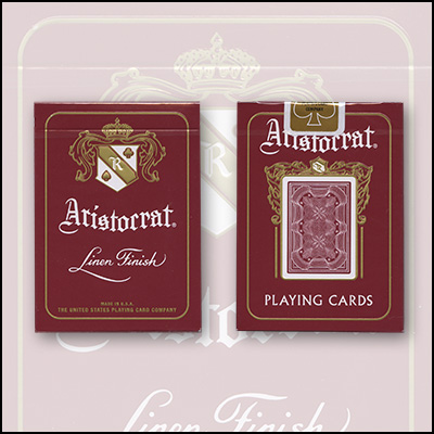 (image for) Bicycle Aristocrat 727 Bank Note Cards - Red